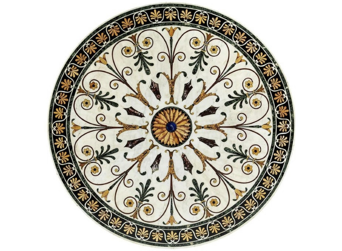 French Table XIXth Century Circular Tray-photo-2