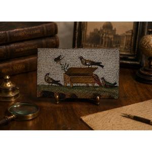 Roman Micromosaic Plaque, Rome, Late 18th – Early 19th Century