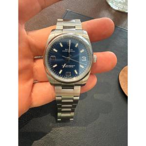Rolex Oyster Perpetual 34 – Cadran Bleu 3-6-9