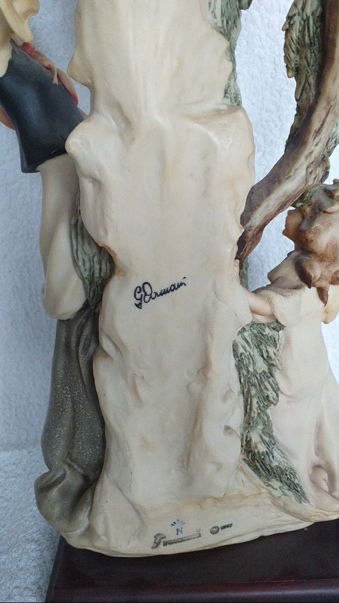 Figurine  en porcelaine Giuseppe Armani  Sculpture Florence Italie vintage -photo-3