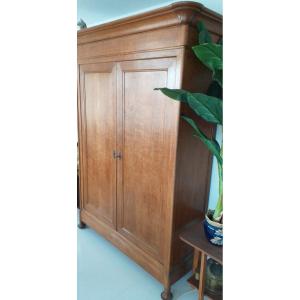 Grande Armoire En Chêne Style Louis Philippes 