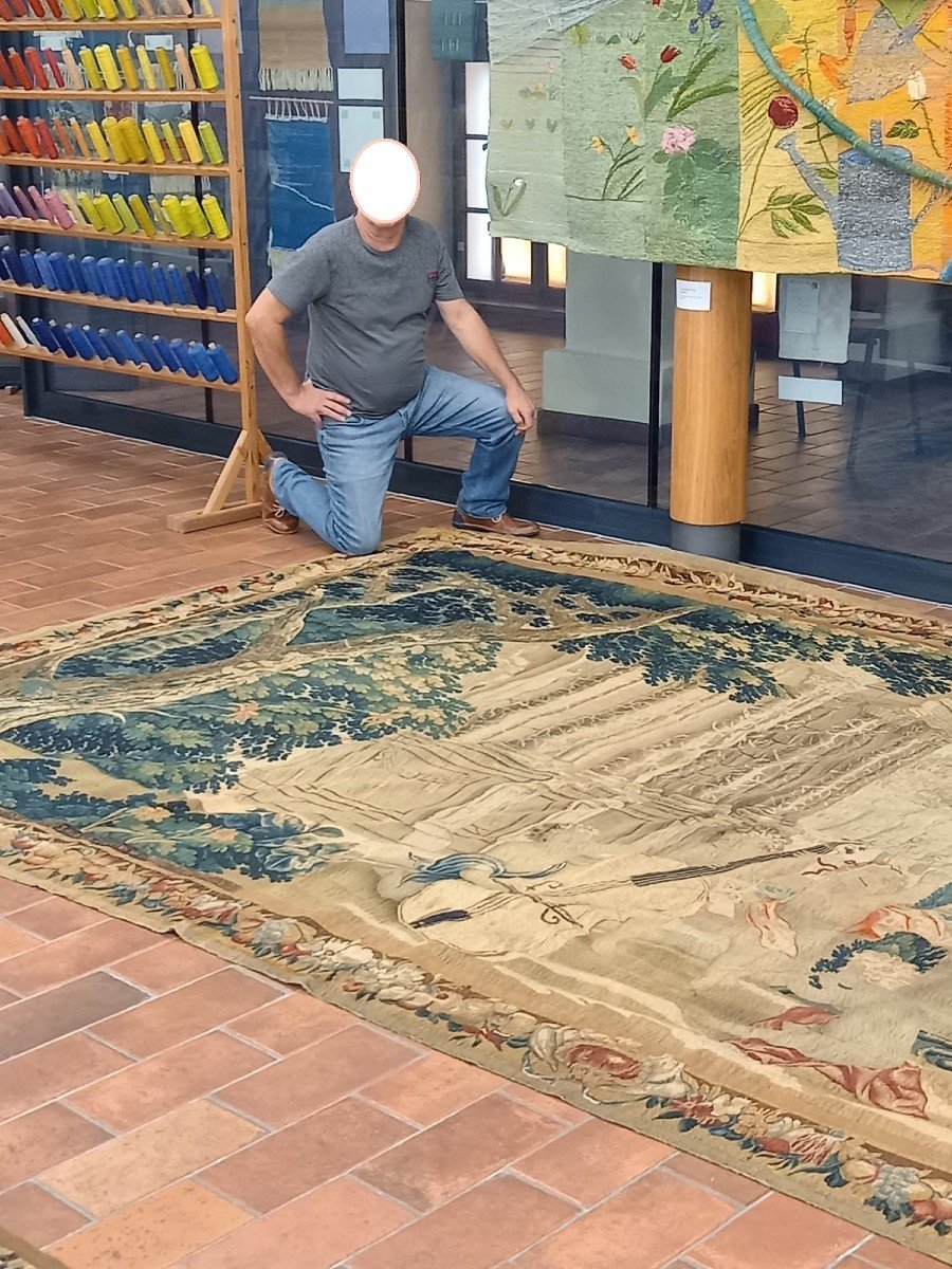 Large Brussels Tapestry Early 18th Century 255cm X 500cm-photo-4
