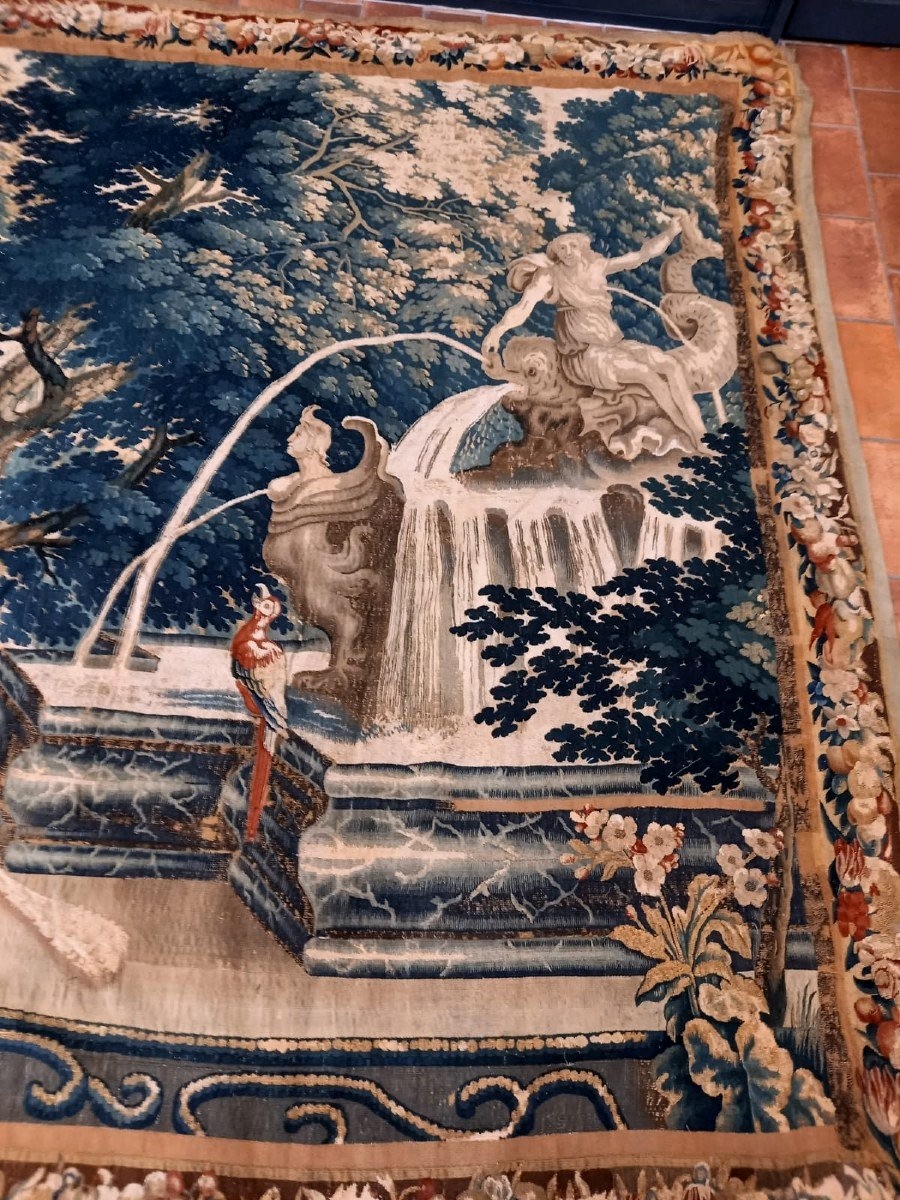 Grandet Tapisserie Bruxelloise Début 18ème Siècle 255cm X 500cm-photo-1