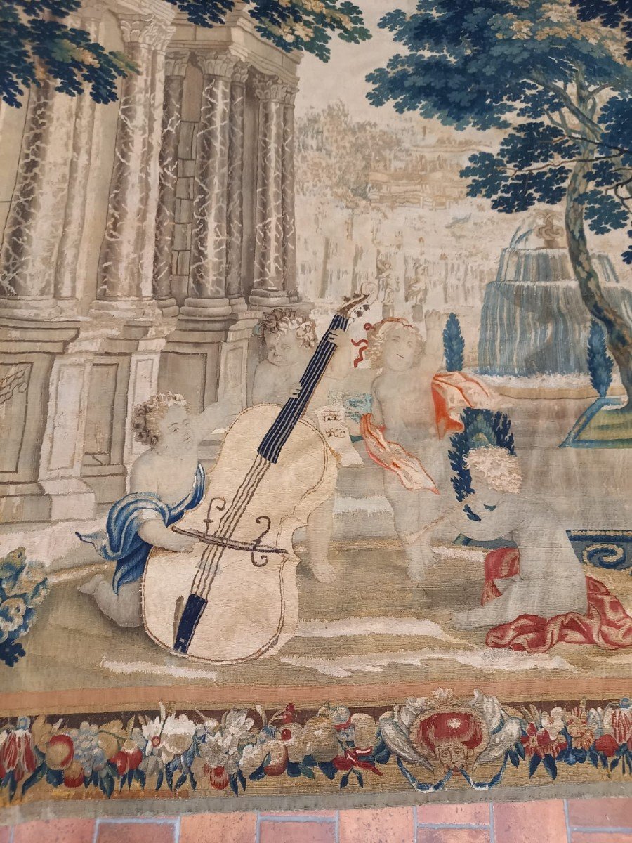 Large Brussels Tapestry Early 18th Century 255cm X 500cm