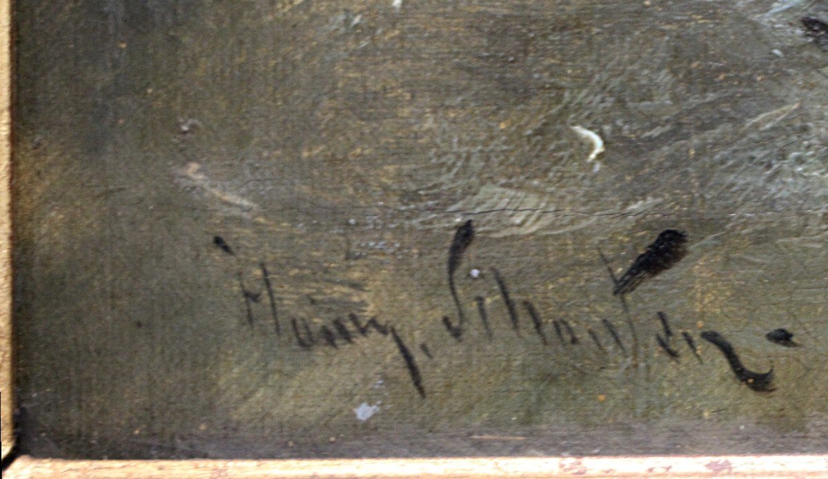 Belgian Painter Henry Schouten (1857/64-1927),-photo-1