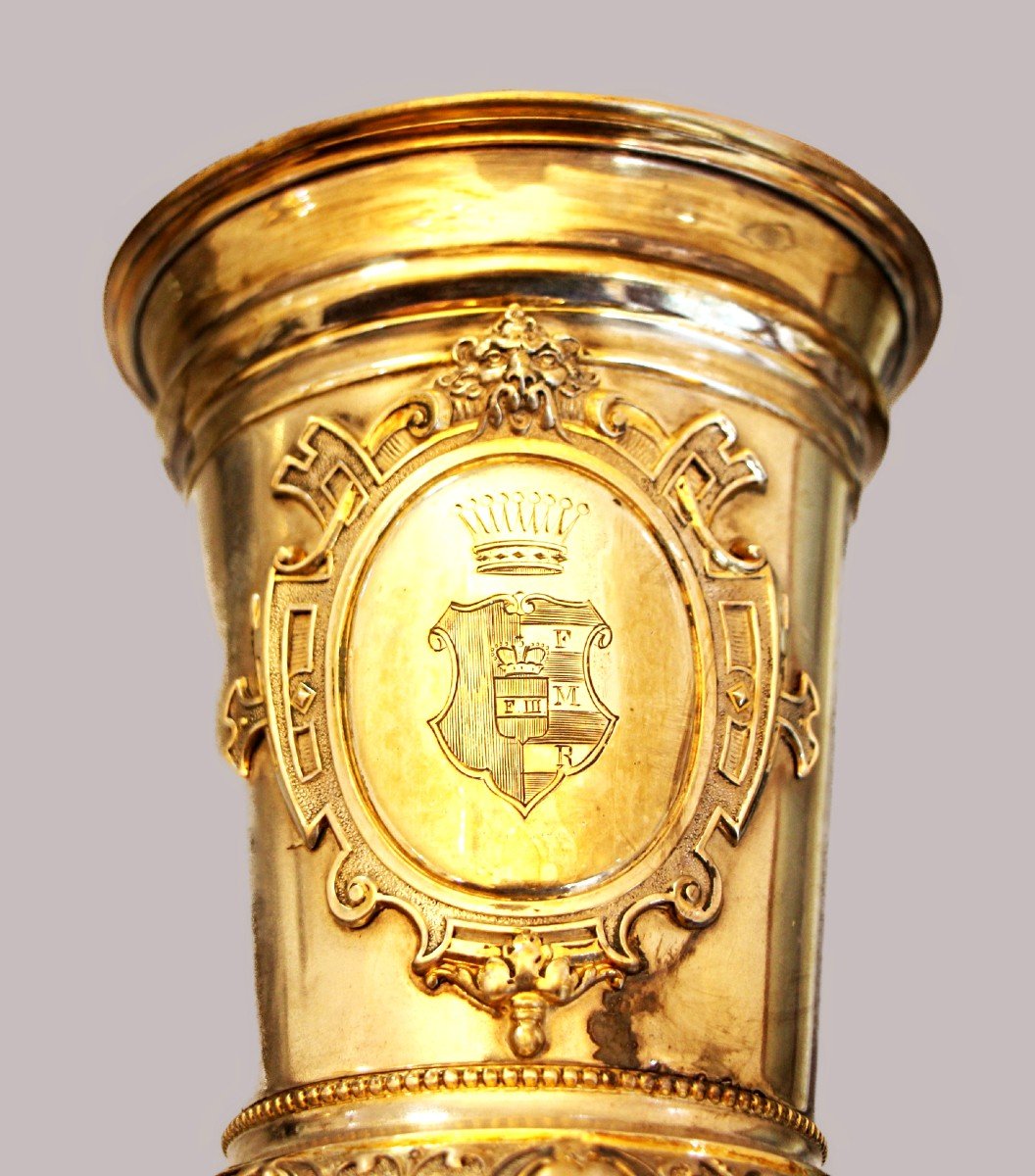 Silver Goblet Of The Czech Noble Family Cernin-photo-2