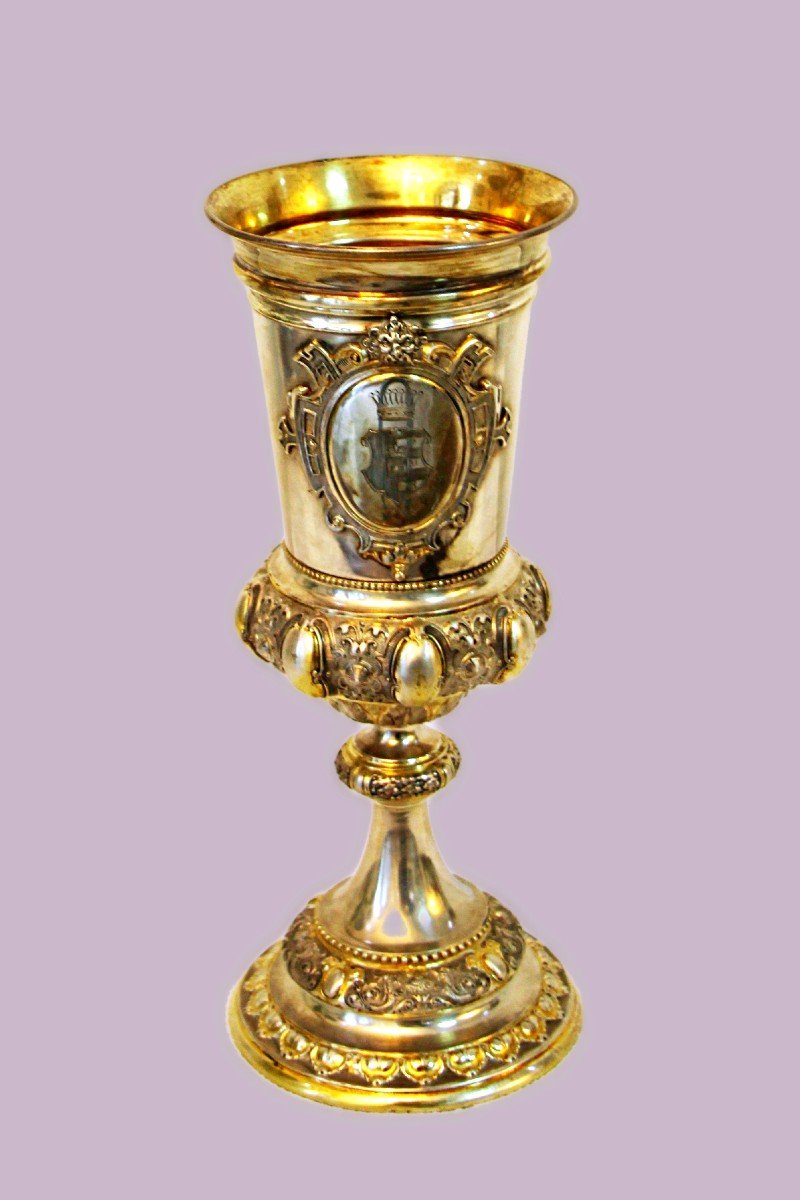 Silver Goblet Of The Czech Noble Family Cernin