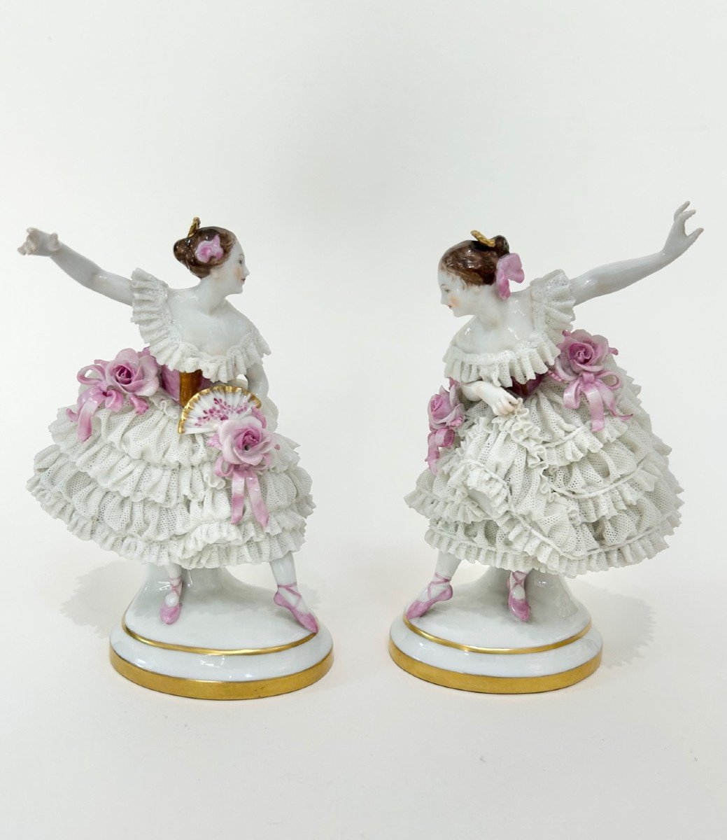 Paired Lace Dancers From Volkstedt-rudolstadt-photo-7