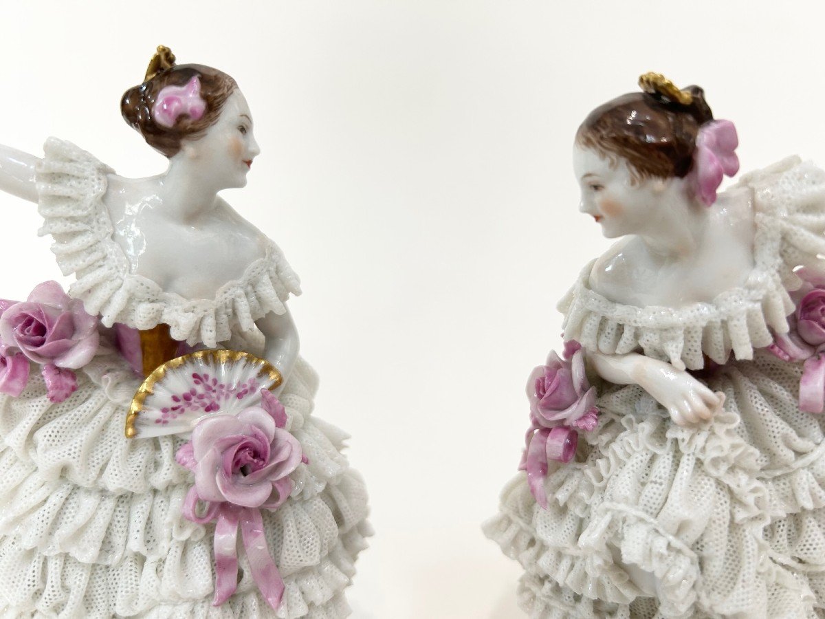 Paired Lace Dancers From Volkstedt-rudolstadt-photo-8
