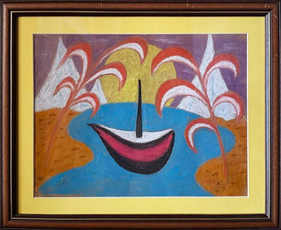 Peintre Tchèque Jan Zrzavý (1890 Vadín – 1977 Prague)