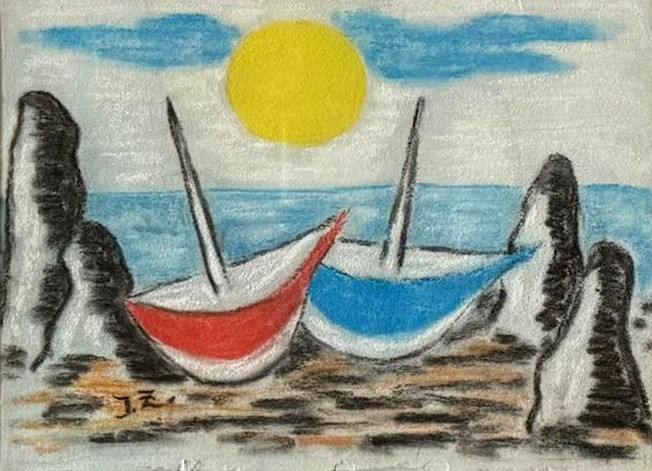 Czech Painter Jan Zrzavý (1890 Vadín – 1977 Prague)-photo-2
