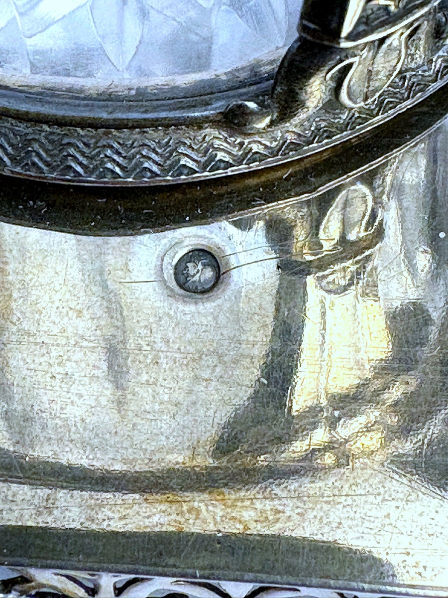 Ménagerie d'huile et de vinaigre Silver Empire Ag 950/1000-photo-3