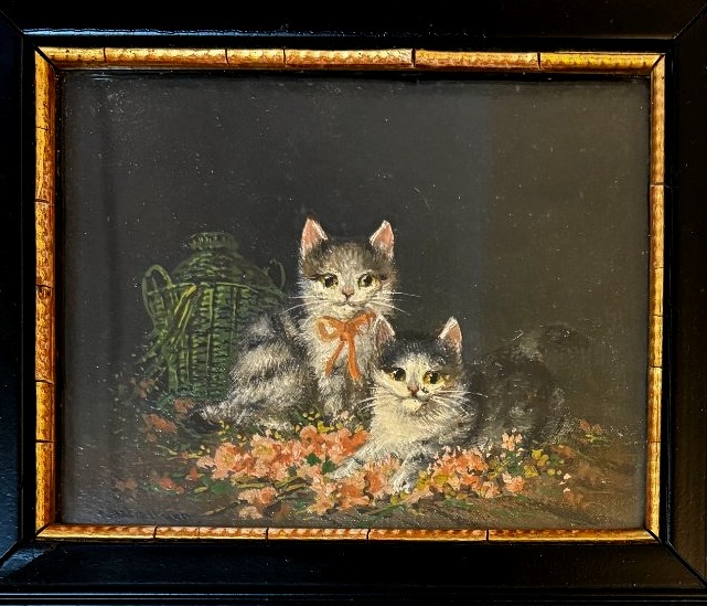 C. Wallnor, Fn du XIXe Siècle – « Chats »-photo-2