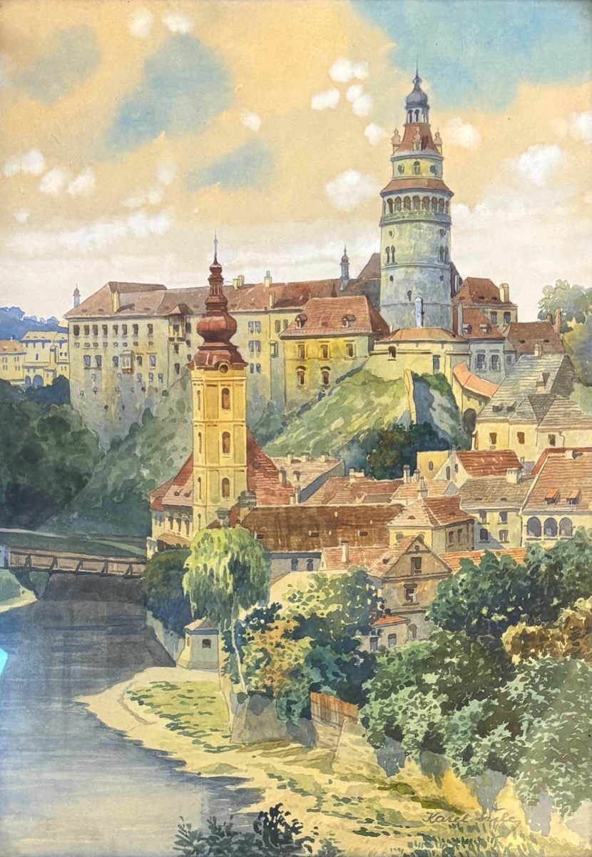 Czech Painter Karel šulc, Late 19th Century-photo-2