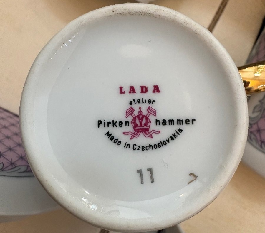 Pirkenhammer Czech Porcelain "lada Porcelain Set"-photo-1