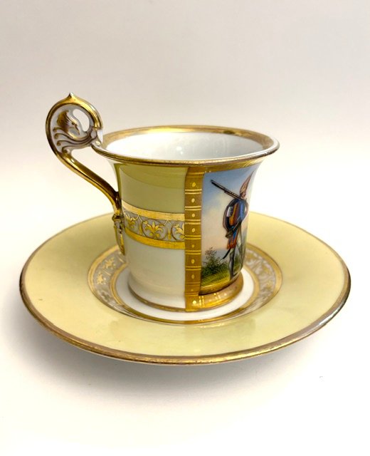 Karlovy Vary Porcelain  "cup And Saucer"-photo-4