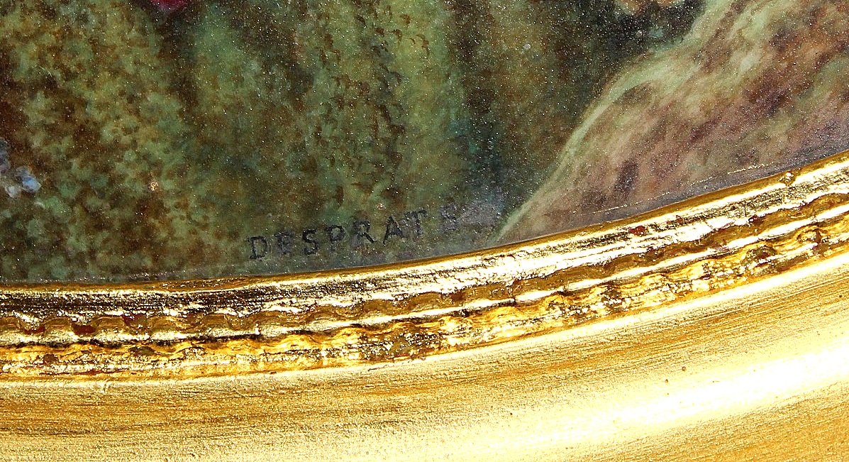 Sevres Porcelain Plate Signed Desprats France-photo-4
