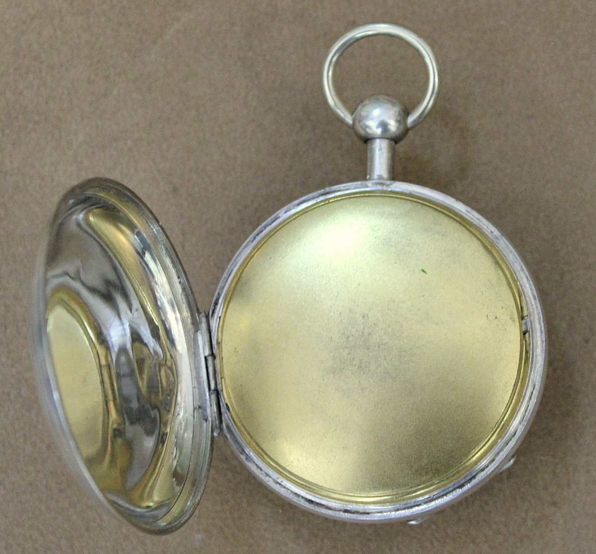 Rare Antique French Automatic Watch Repeater Mens Pocket Watch Circa 1820 Diamètre: 5 Cm-photo-4