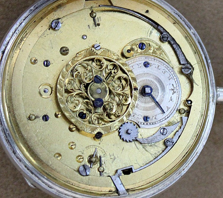 Rare Antique French Automatic Watch Repeater Mens Pocket Watch Circa 1820 Diamètre: 5 Cm-photo-1