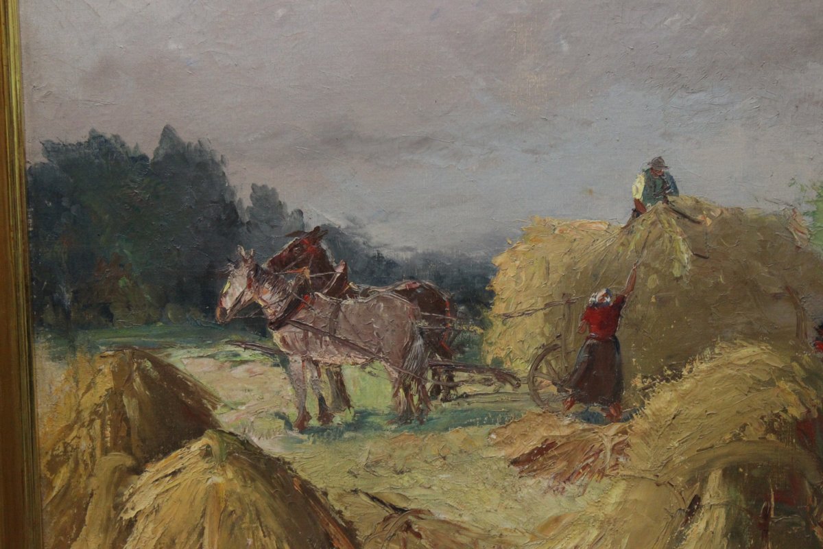 Czech Painter Josef Svoboda 1901 - 1945 "harvested"-photo-3