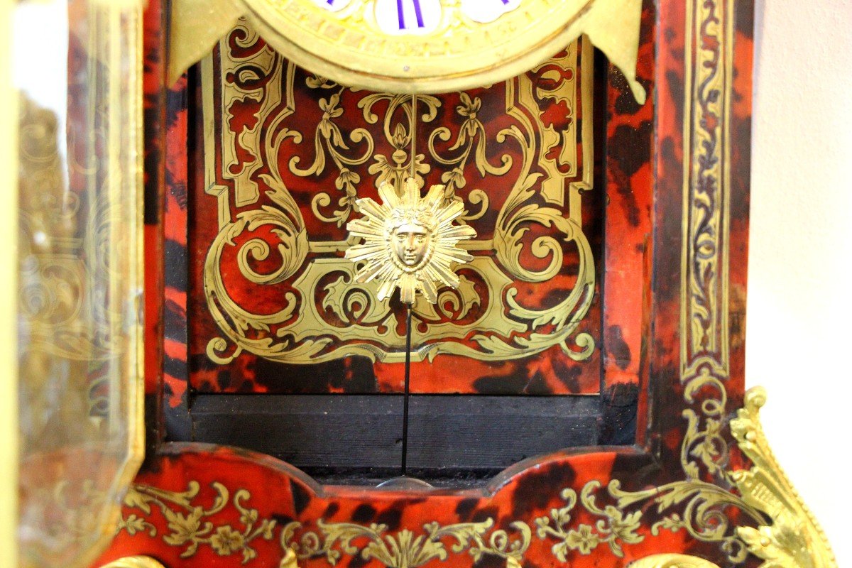  Console Clock - Boulle Technical-photo-8