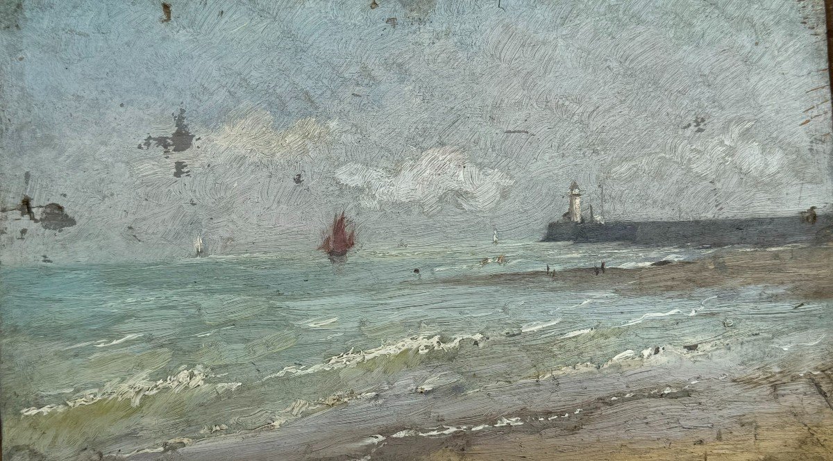 Teresa Bezard-pérate Oil On Panel-photo-2