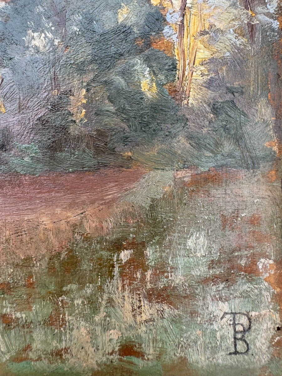 Teresa Bezard-pérate Oil On Panel-photo-3