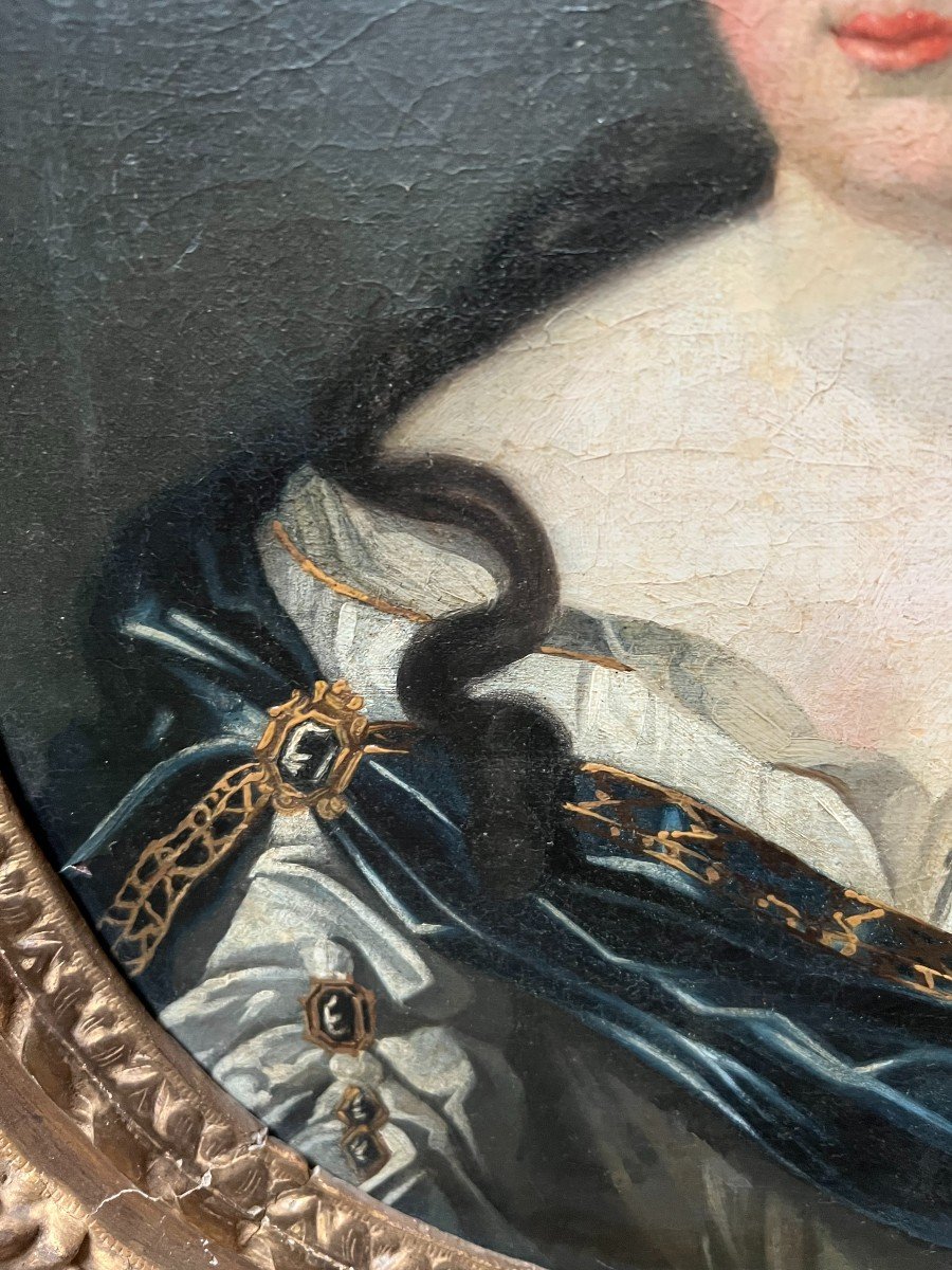 Portrait De Femme Vers 1700, Suiveur De François De Troy-photo-2