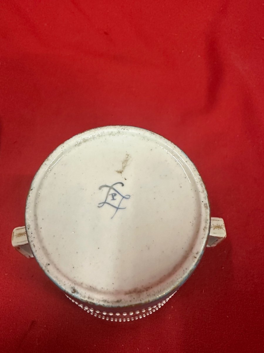 Sèvres Style Ornate Chocolate Cup And Saucer-photo-1