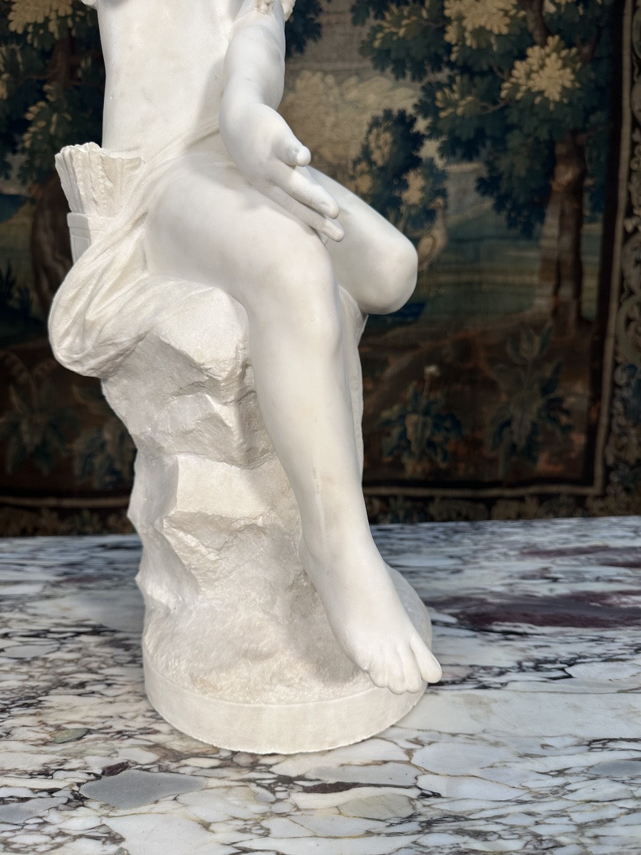 Carrara Marble Cupido - G. Pugi-photo-1