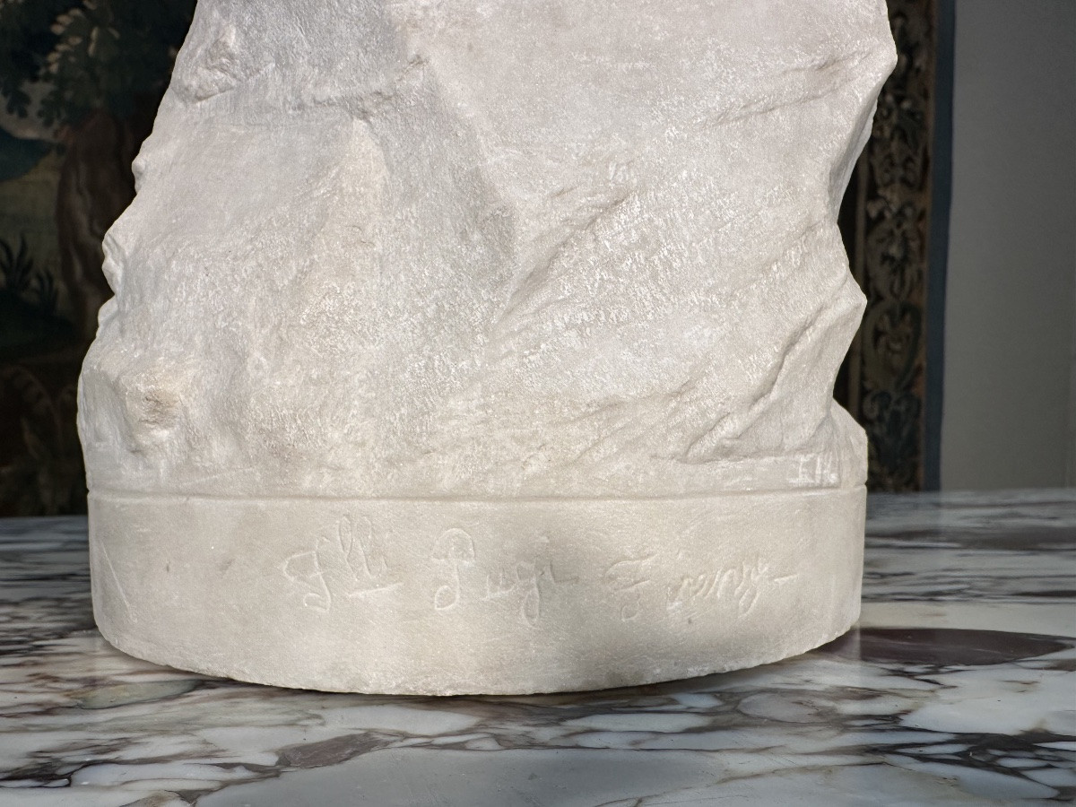 Carrara Marble Cupido - G. Pugi-photo-5