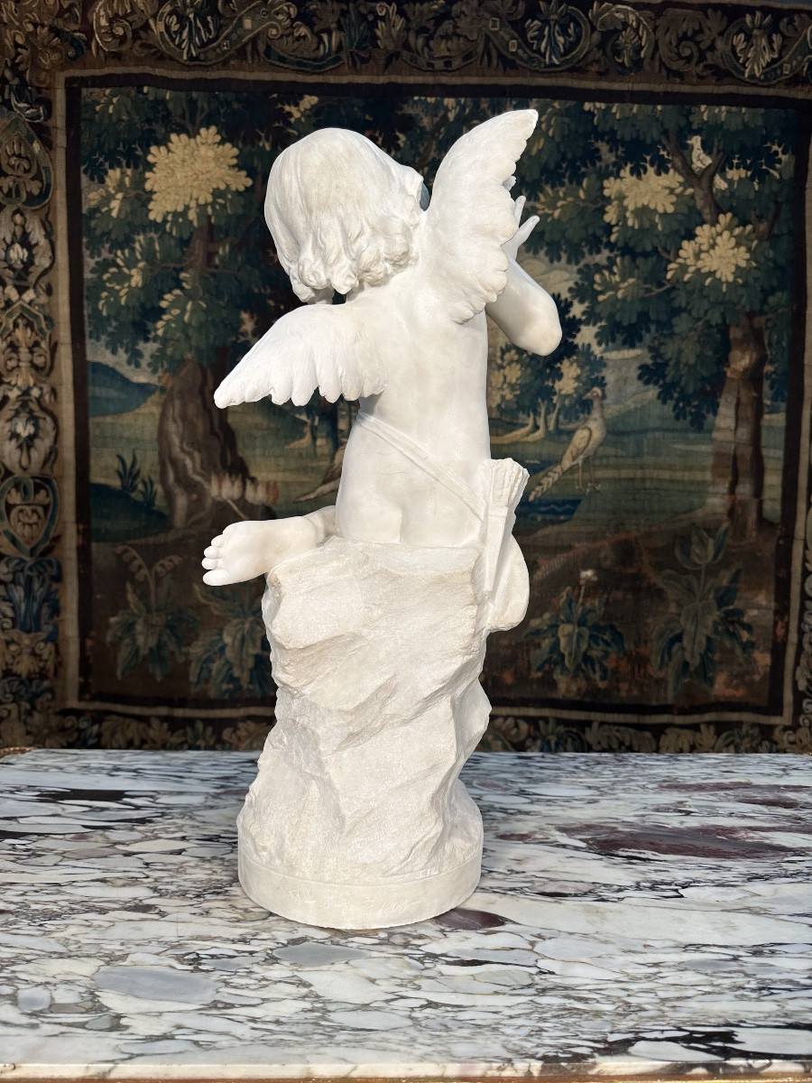 Carrara Marble Cupido - G. Pugi-photo-6
