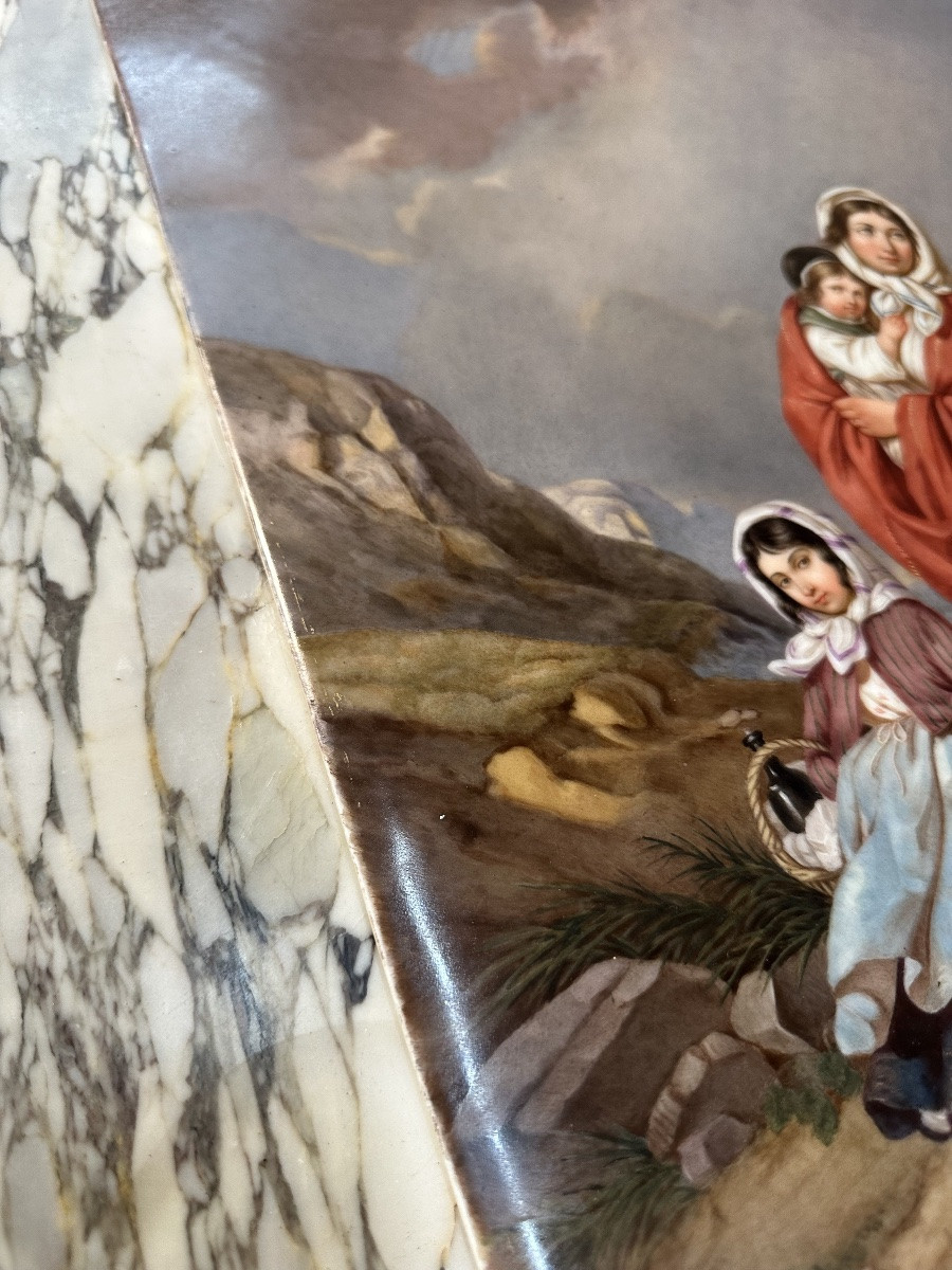 Plaquette en porcelaine de Hore Lautz 1848-photo-2