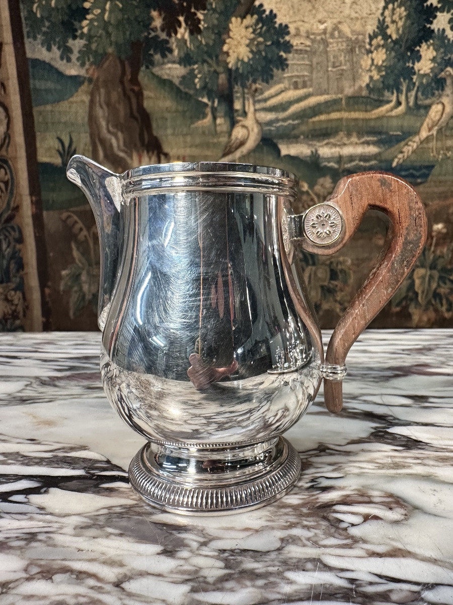 Christofle "gallia" Silver-plated Tea And Coffee Set-photo-4