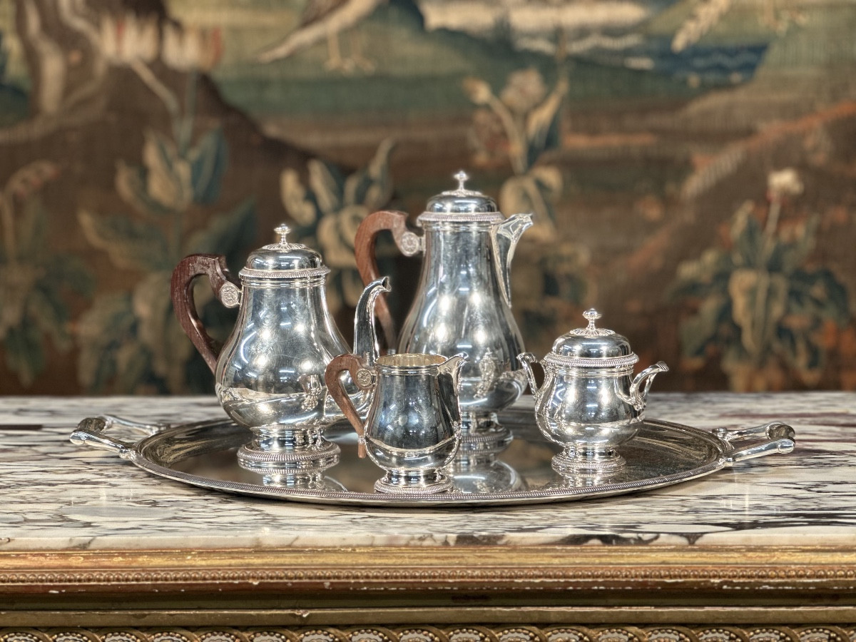 Christofle "gallia" Silver-plated Tea And Coffee Set