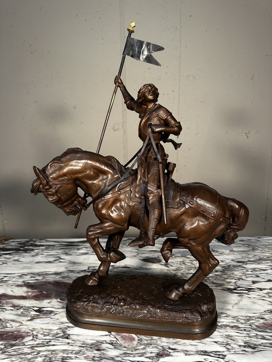 Jeanne D'arc en bronze de A. Gaudez-photo-2
