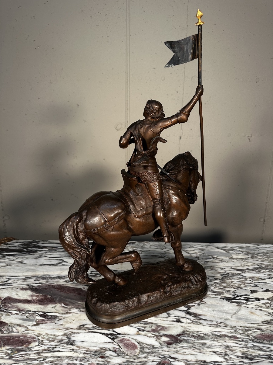 Jeanne D'arc en bronze de A. Gaudez-photo-3