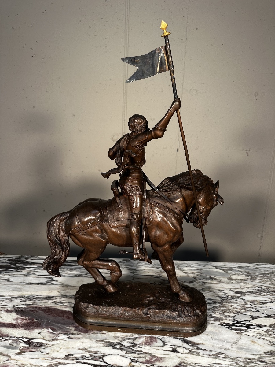 Jeanne D'arc en bronze de A. Gaudez-photo-5