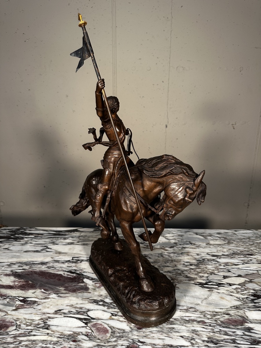 Jeanne D'arc en bronze de A. Gaudez-photo-6