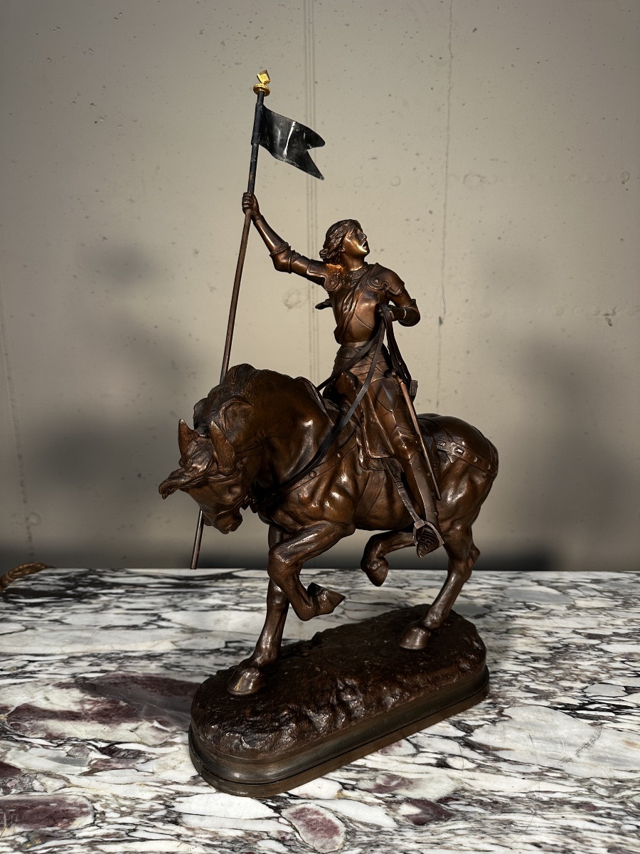 Jeanne D'arc en bronze de A. Gaudez-photo-7