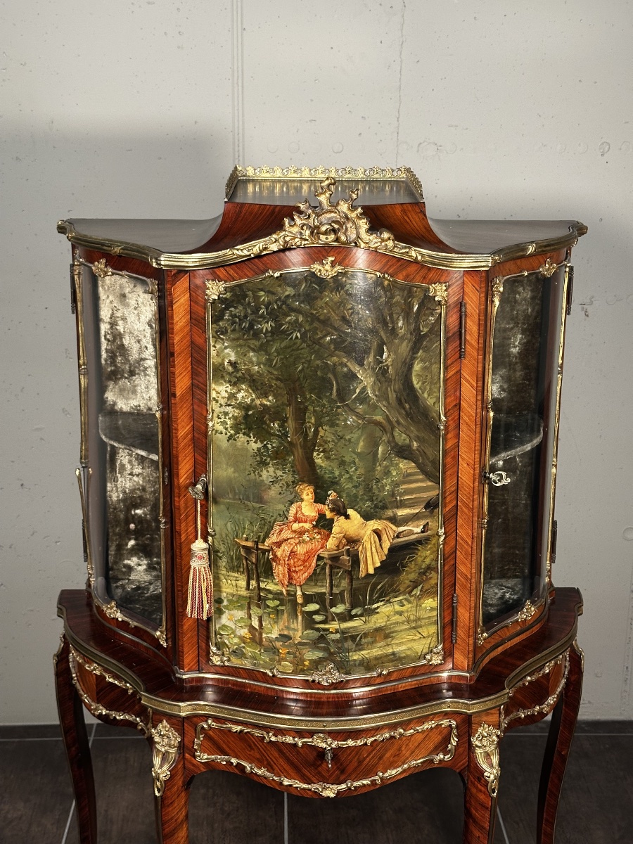 vitrine de style Louis XV-photo-2