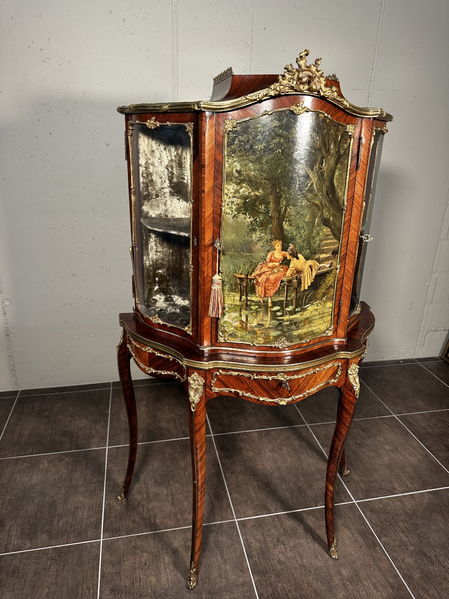 vitrine de style Louis XV-photo-4