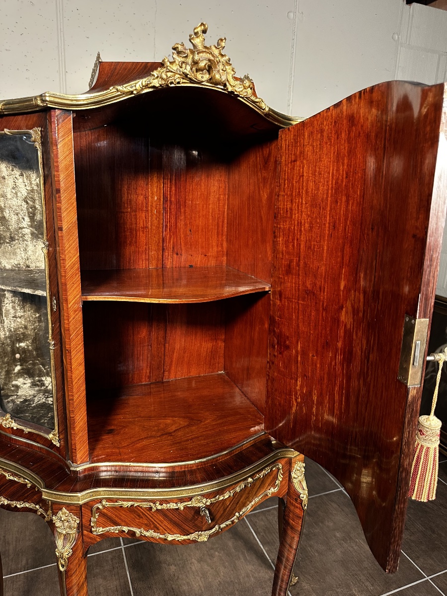 vitrine de style Louis XV-photo-3