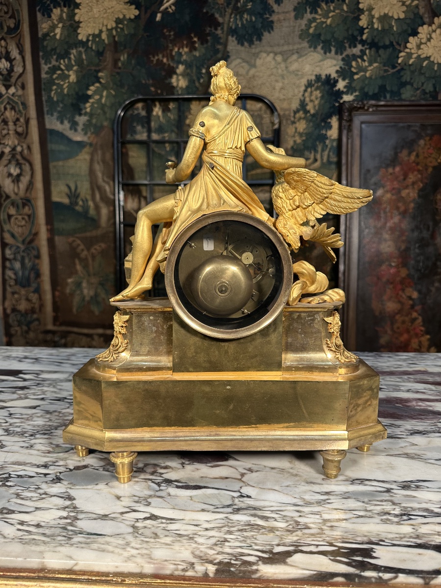 Empire Clock “hebe And Jupiter’s Eagle”-photo-7