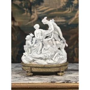 Groupe en biscuit - la naissance de bacchus