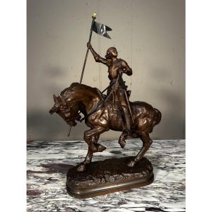 Bronze Statue Of Joan Of Arc By A. Gaudez