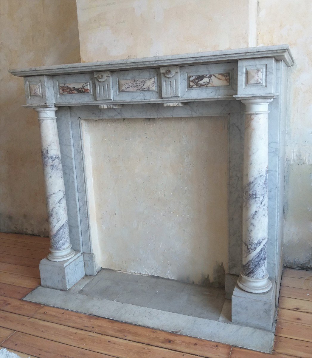 Napoléon III Marble Fireplace-photo-4