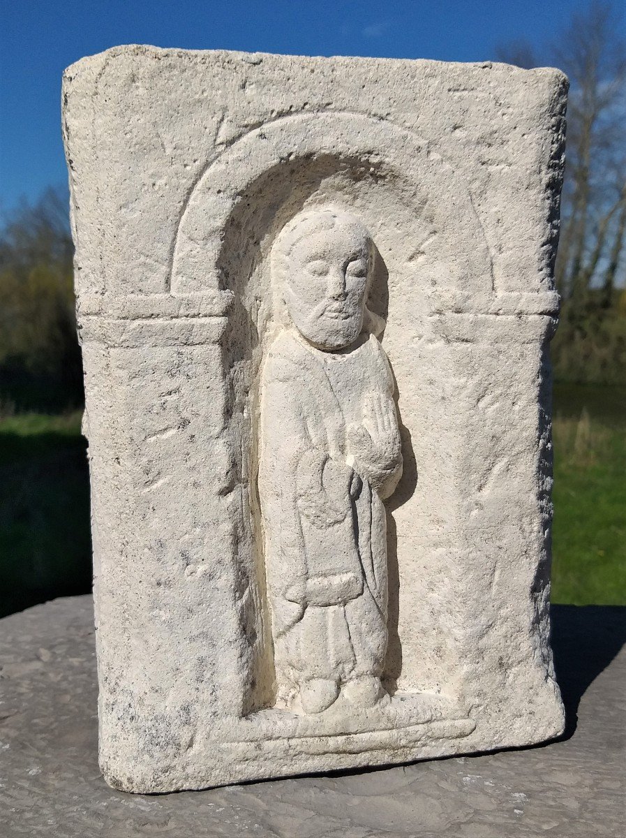 Sculpture Pierre Moyenâge Roman-photo-2