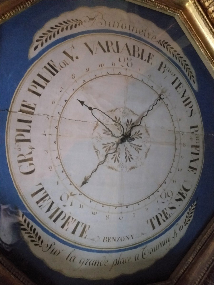 French Louis XVI Style Barometer - Empire-photo-2