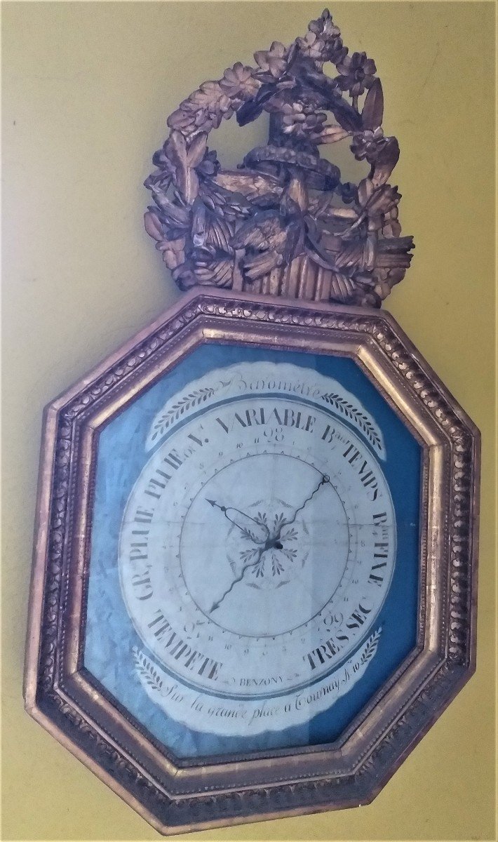 French Louis XVI Style Barometer - Empire-photo-4